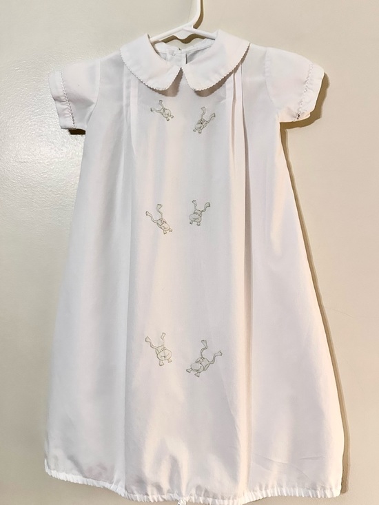 audrey Other - audrey Cream Baby Dress with Scalloped Collar